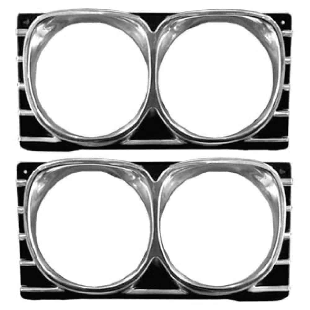 GLAM1718D Grille Bezel Headlight